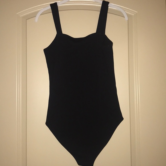 Six crisp days black tie up bodysuit - Picture 5 of 6